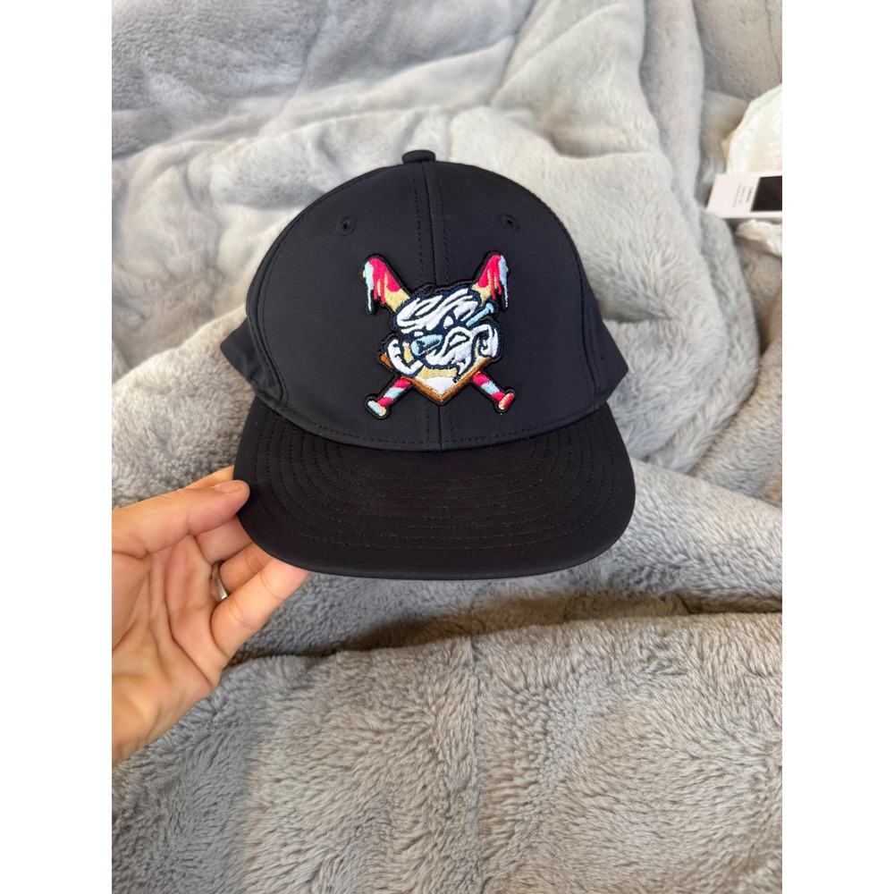 Champro HC1 Mid Profile Baseball Hat Black Kids XS-S C-FIT Embroidered Graphic